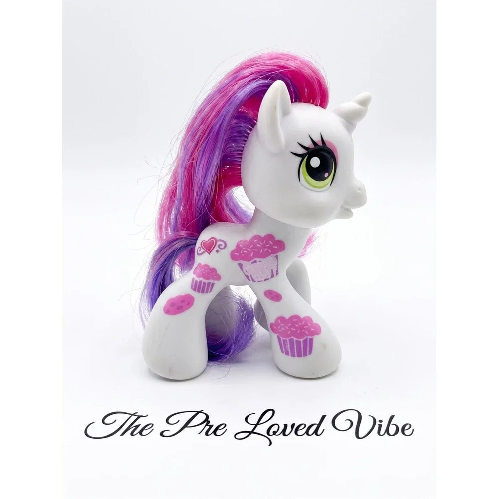 MLP My Little Pony Sweetie Belle Cupcakes Unicorn Action Figure Toy Pink 2008